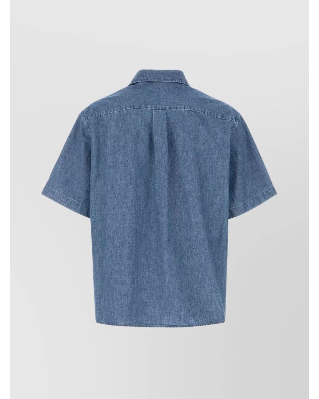 Valentino Garavani Blue Denim Shirt for men
