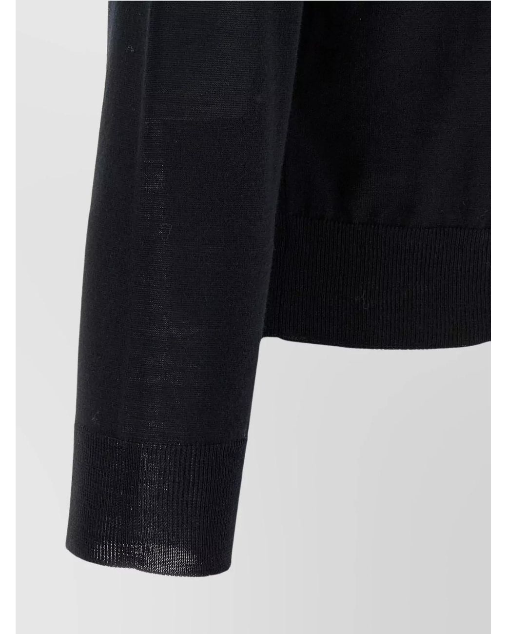 Valentino Garavani Blue Logo-Embroidery Wool Jumper for men