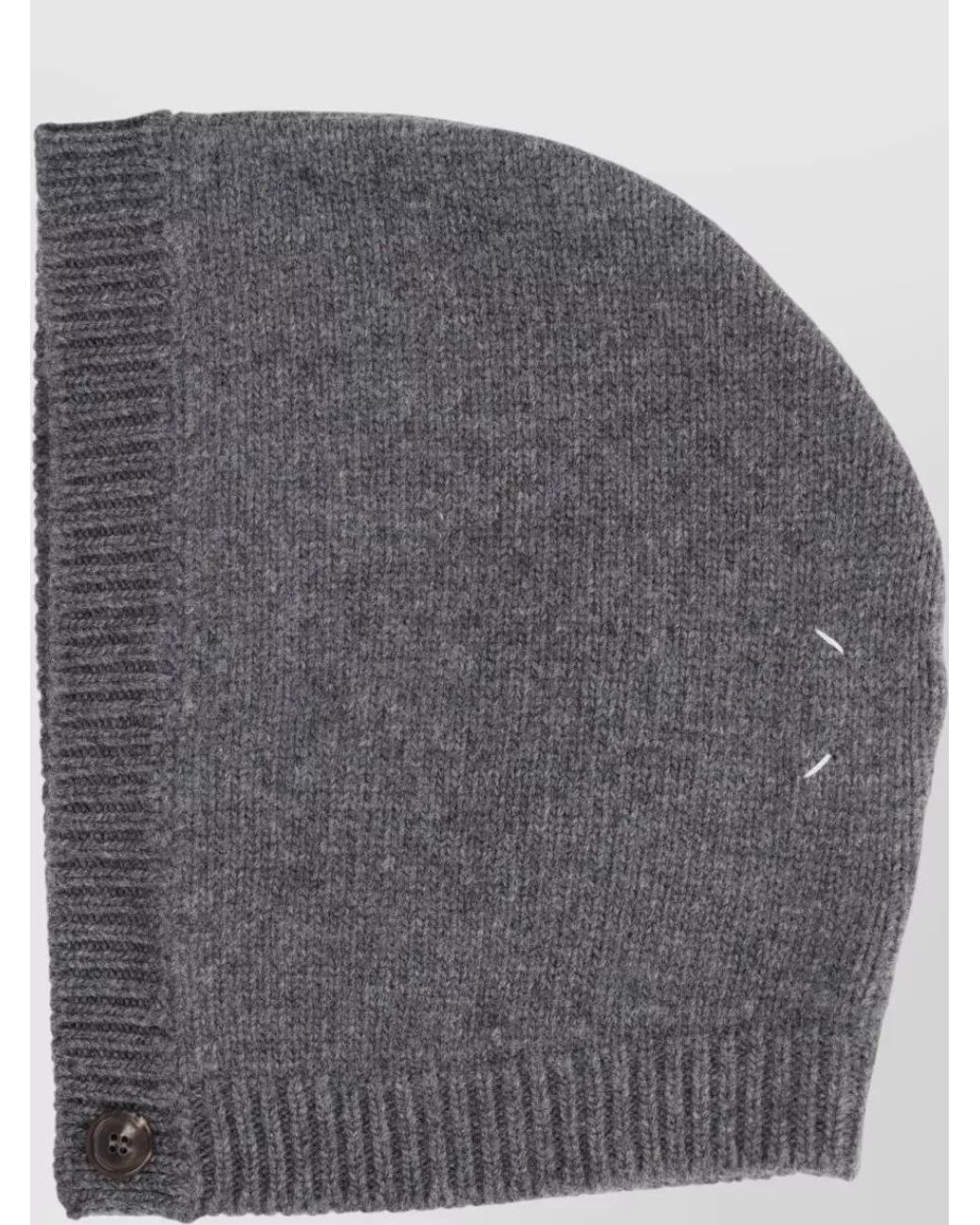 Maison Margiela Gray Wool Beanie for men