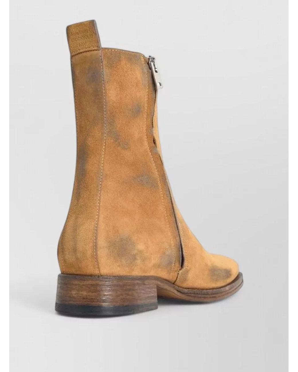 Acne Brown Leather Suede Ankle Boots for men