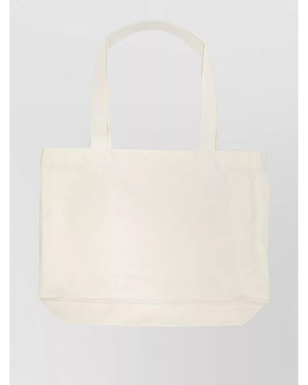 Maison Kitsuné Natural Canvas Tote Bag