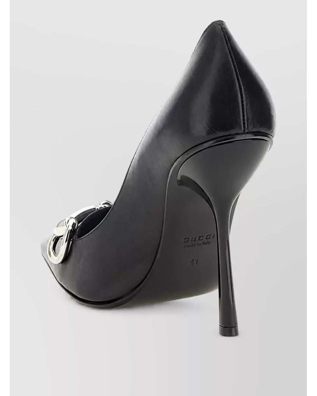 Gucci Blue Leather Stiletto Pumps