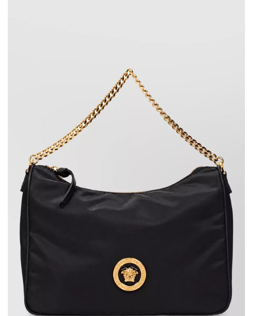 Versace Blue Fabric Shoulder Bag