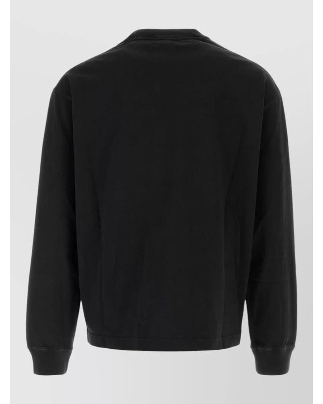 Prada Black Cotton Sweatshirt for men