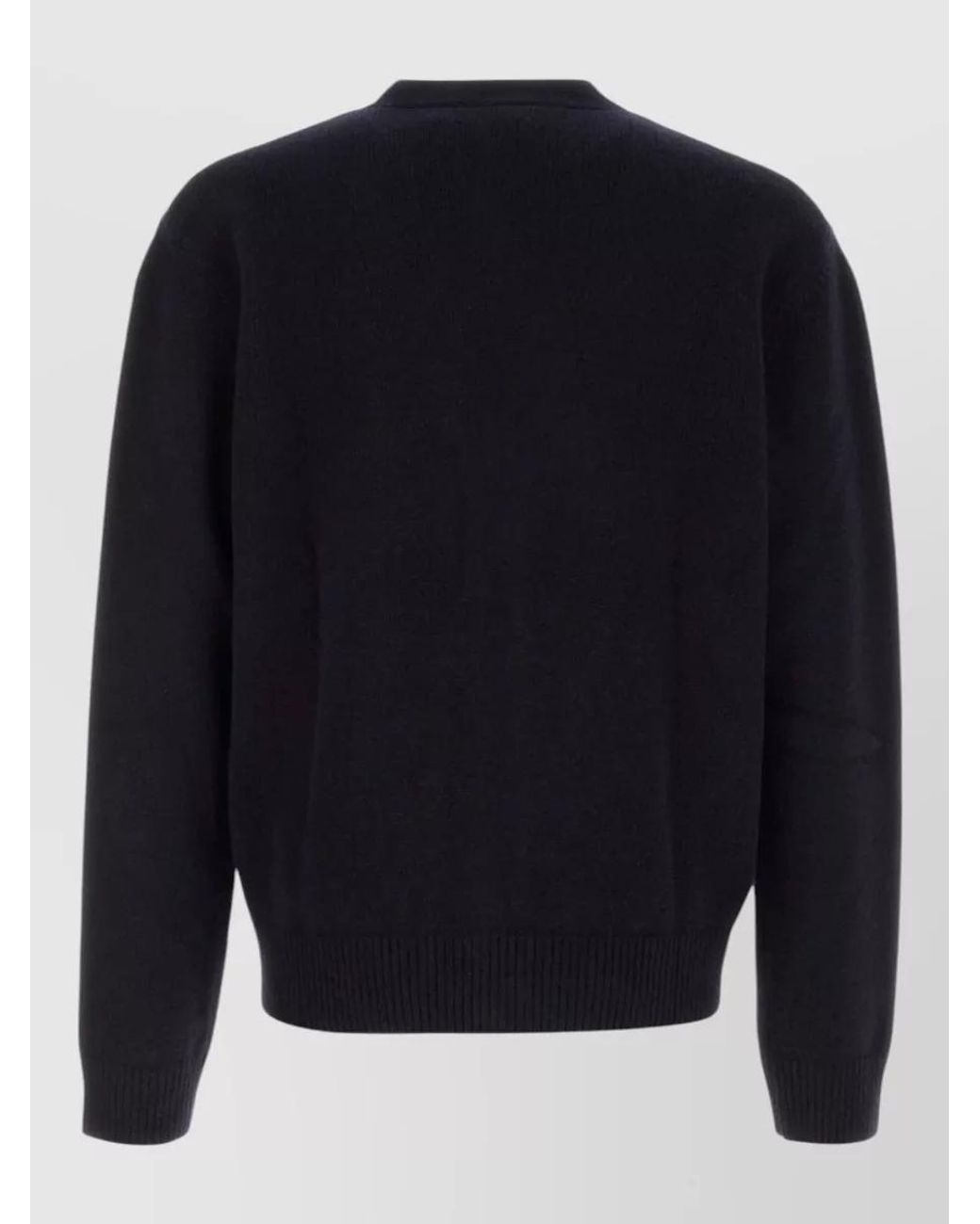 A.P.C. Blue Wool V-Neck Cardigan for men