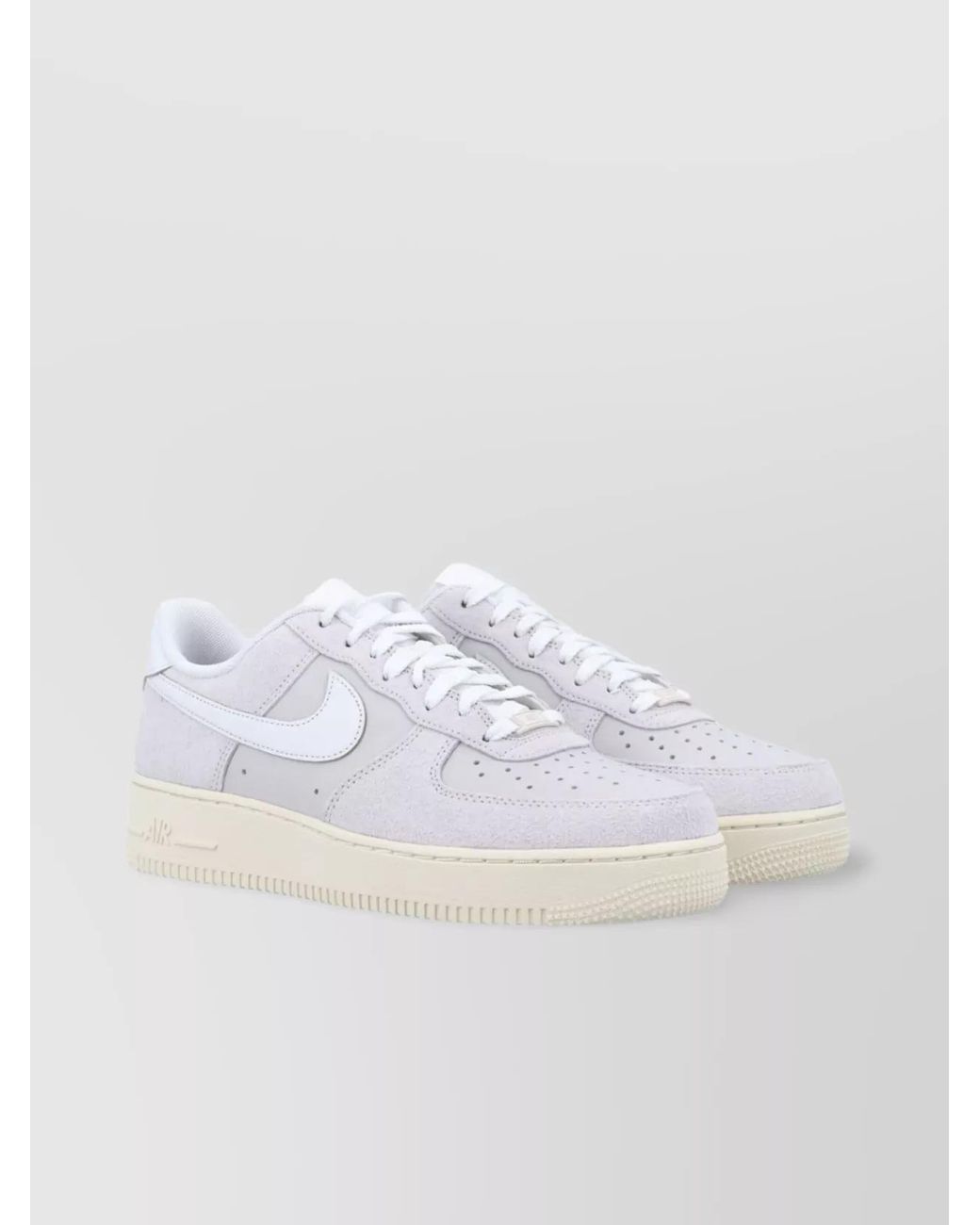 Nike White Leather Low Top Sneakers