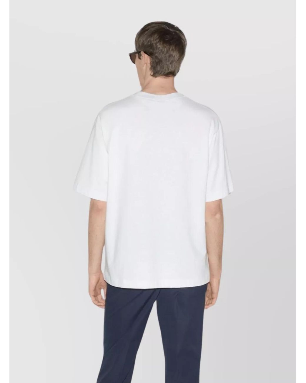 Gucci White Interlocking G Cotton Jersey T-Shirt for men