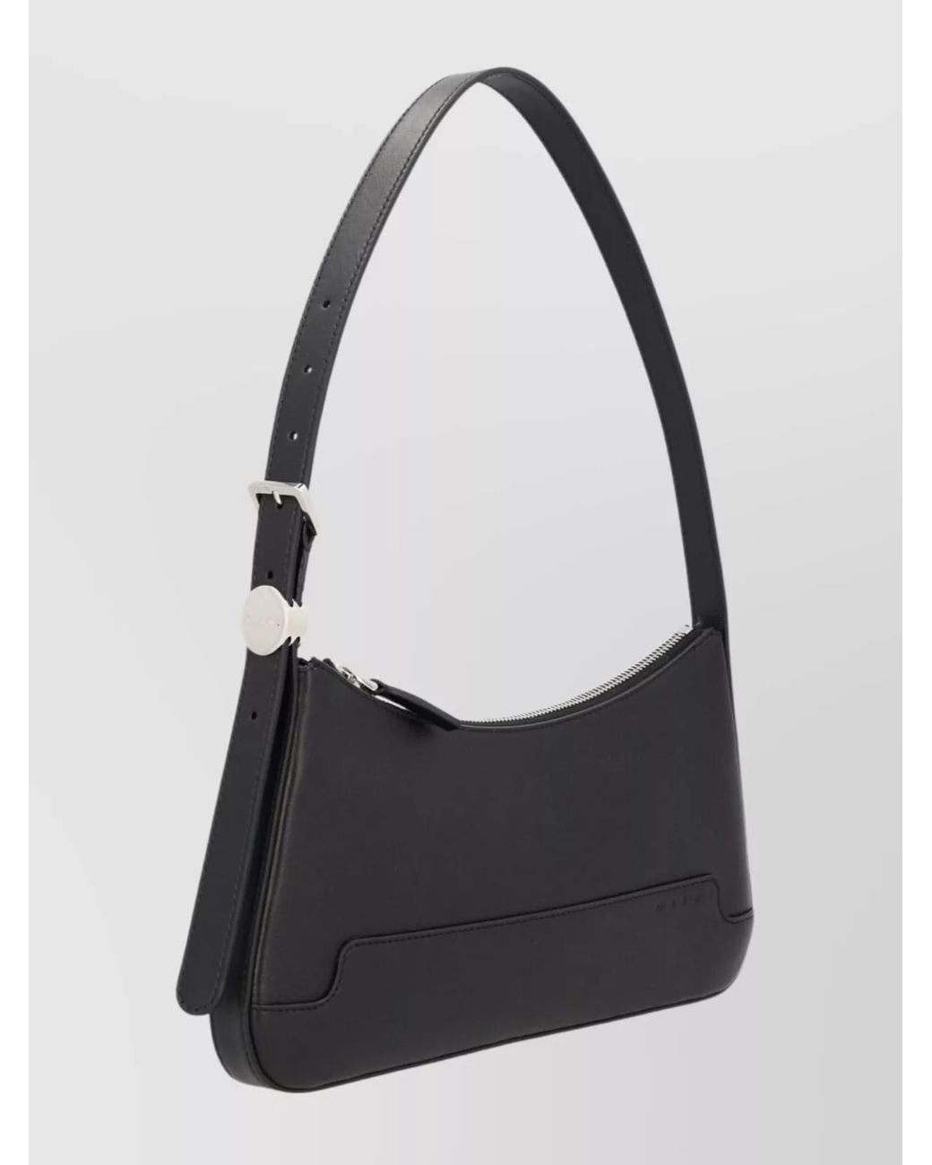 Marni Black Museo Leather Shoulder Bag