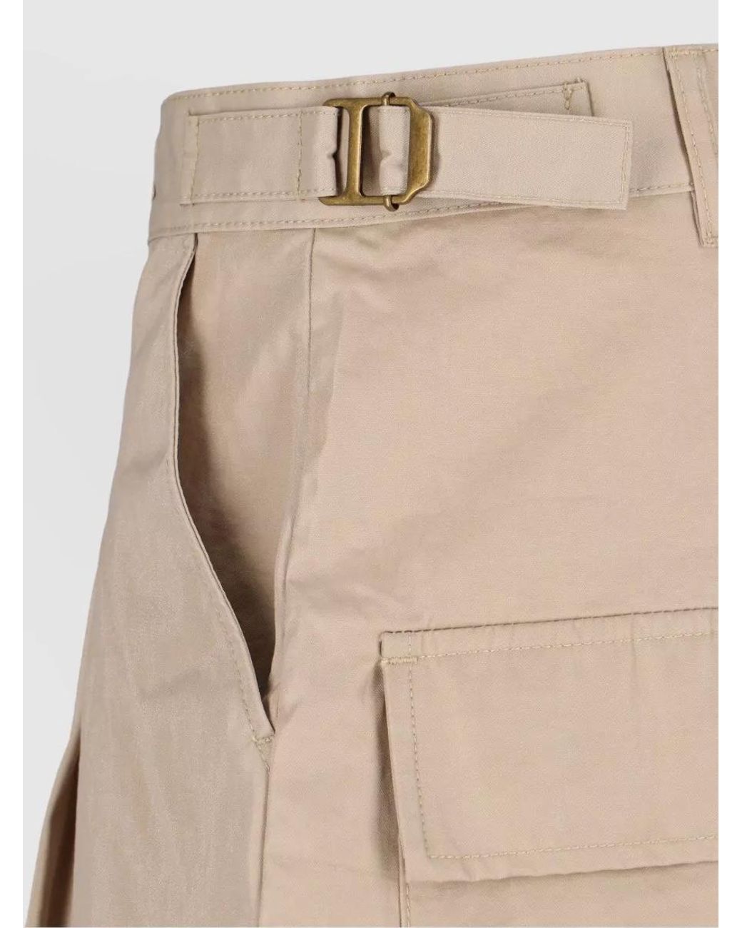 Entire studios Natural Straight Knee-Length Shorts