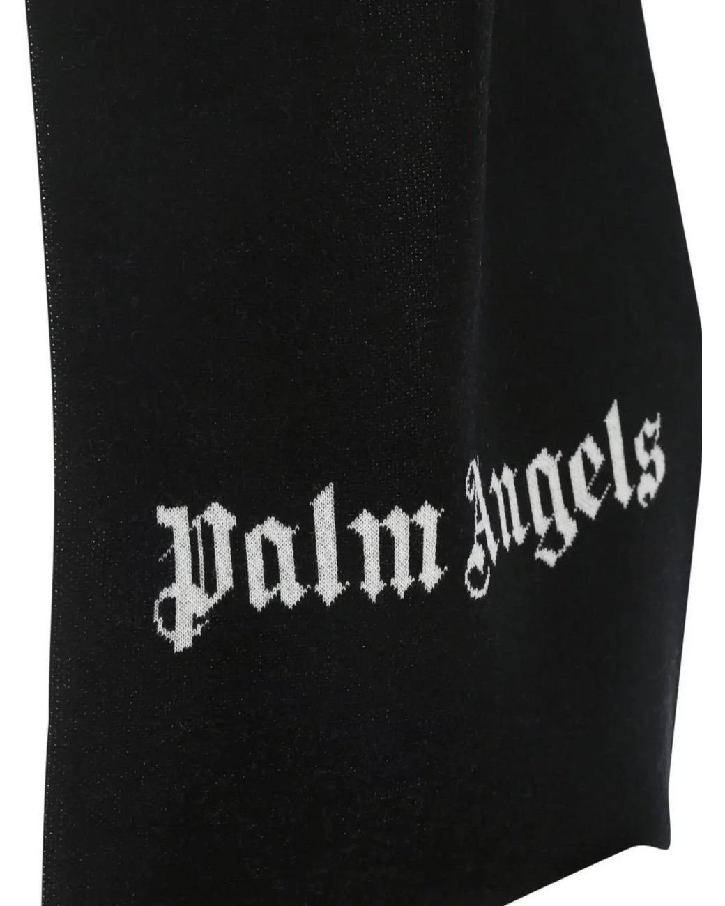 Palm Angels Black Logo Tote Bag for men