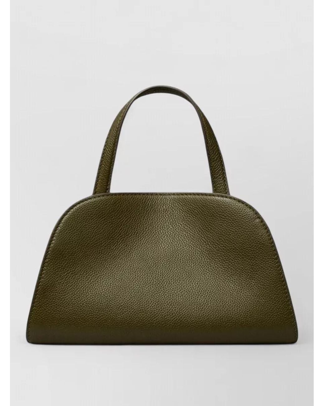 Tory Burch Green Romy Small Leather Top Handle Shoulder Bag