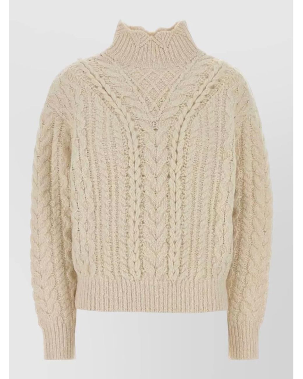 Isabel Marant Natural Alpaca Blend Sweater
