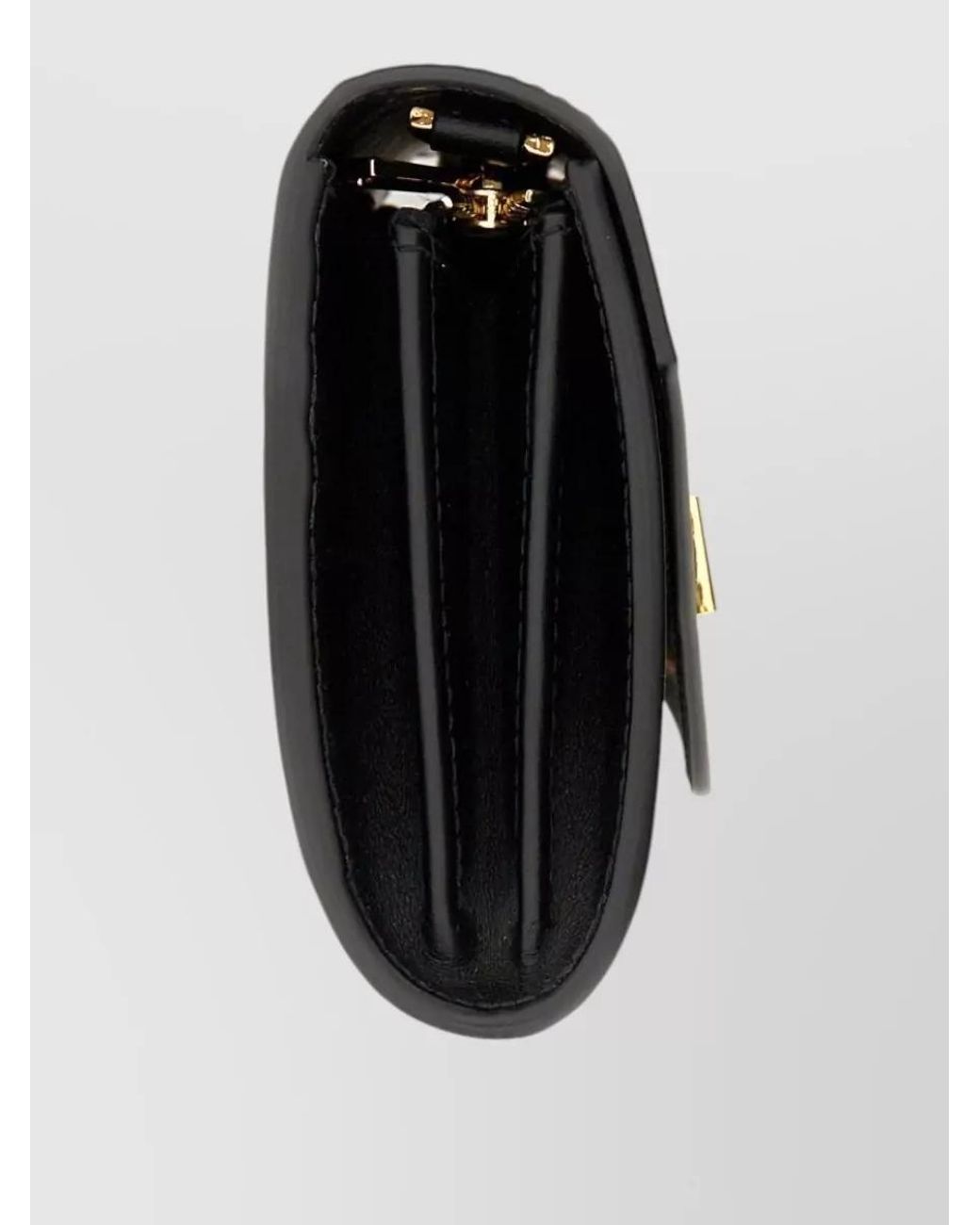 N°21 Black Leather Chain Wallet