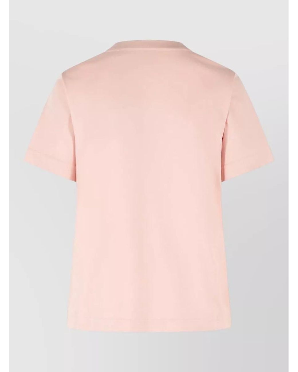 Burberry Pink Cotton Printed T-Shirt