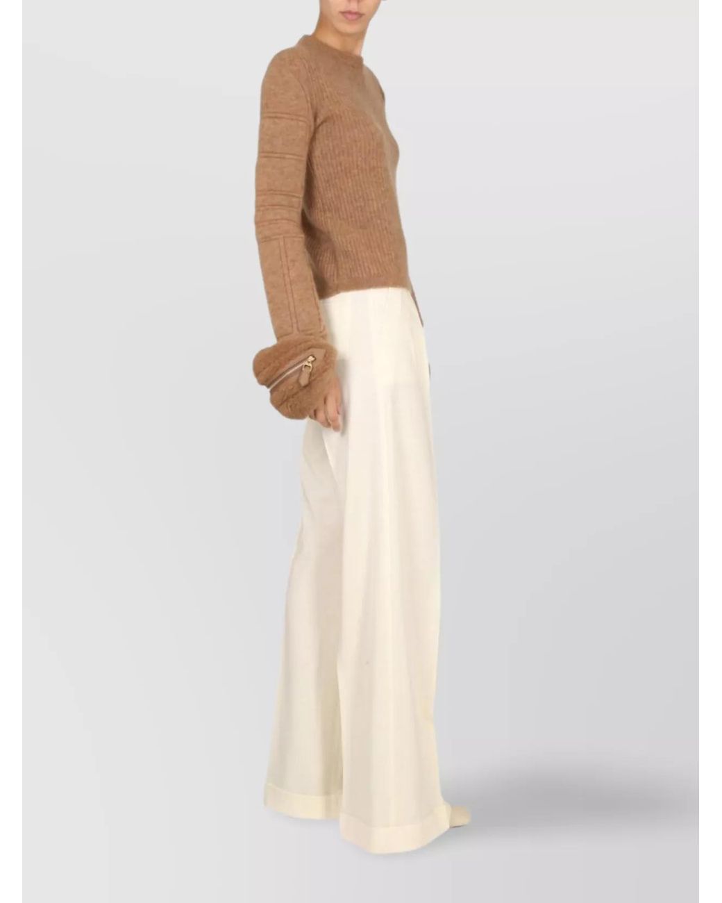 Max Mara Natural Mohair Knit Jumper