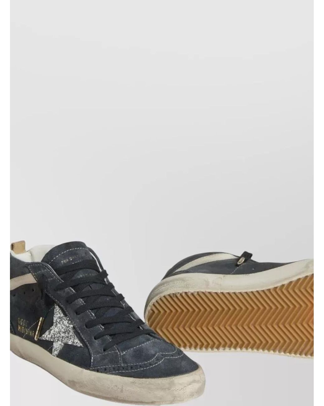 Golden Goose Deluxe Brand Brown Leather High-Top Sneakers