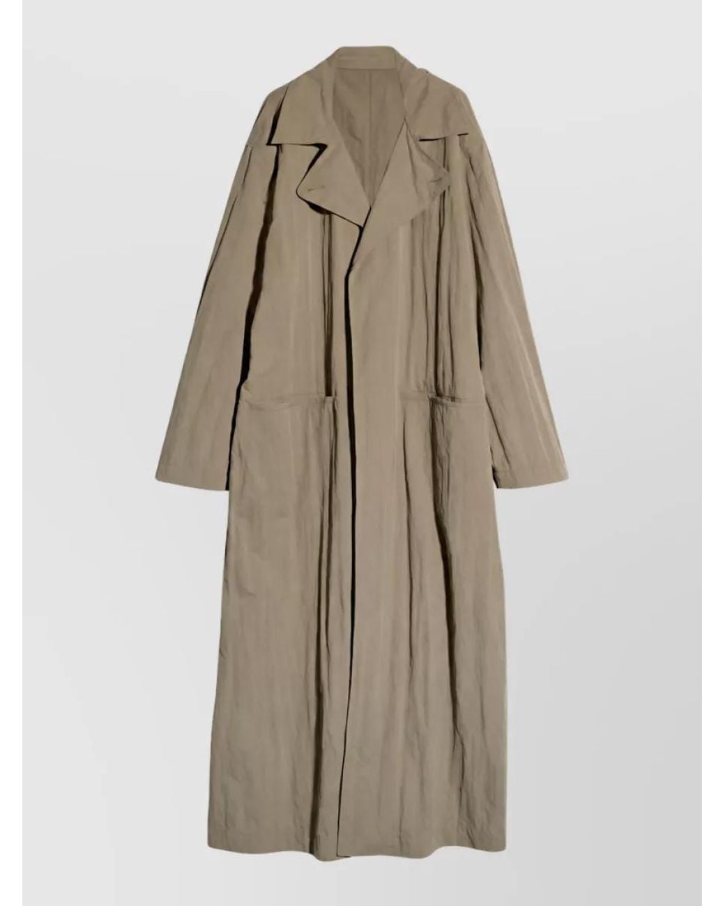 Gucci Natural Single-Breasted Oversized Jacket