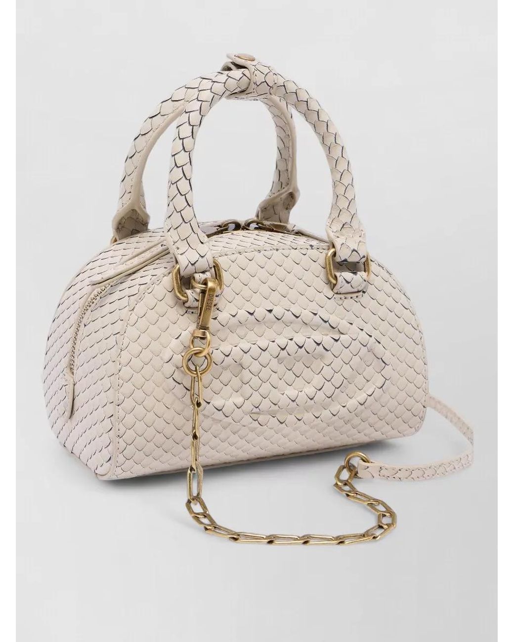 DIESEL Natural 1Dr Mini Leather Crossbody Bag