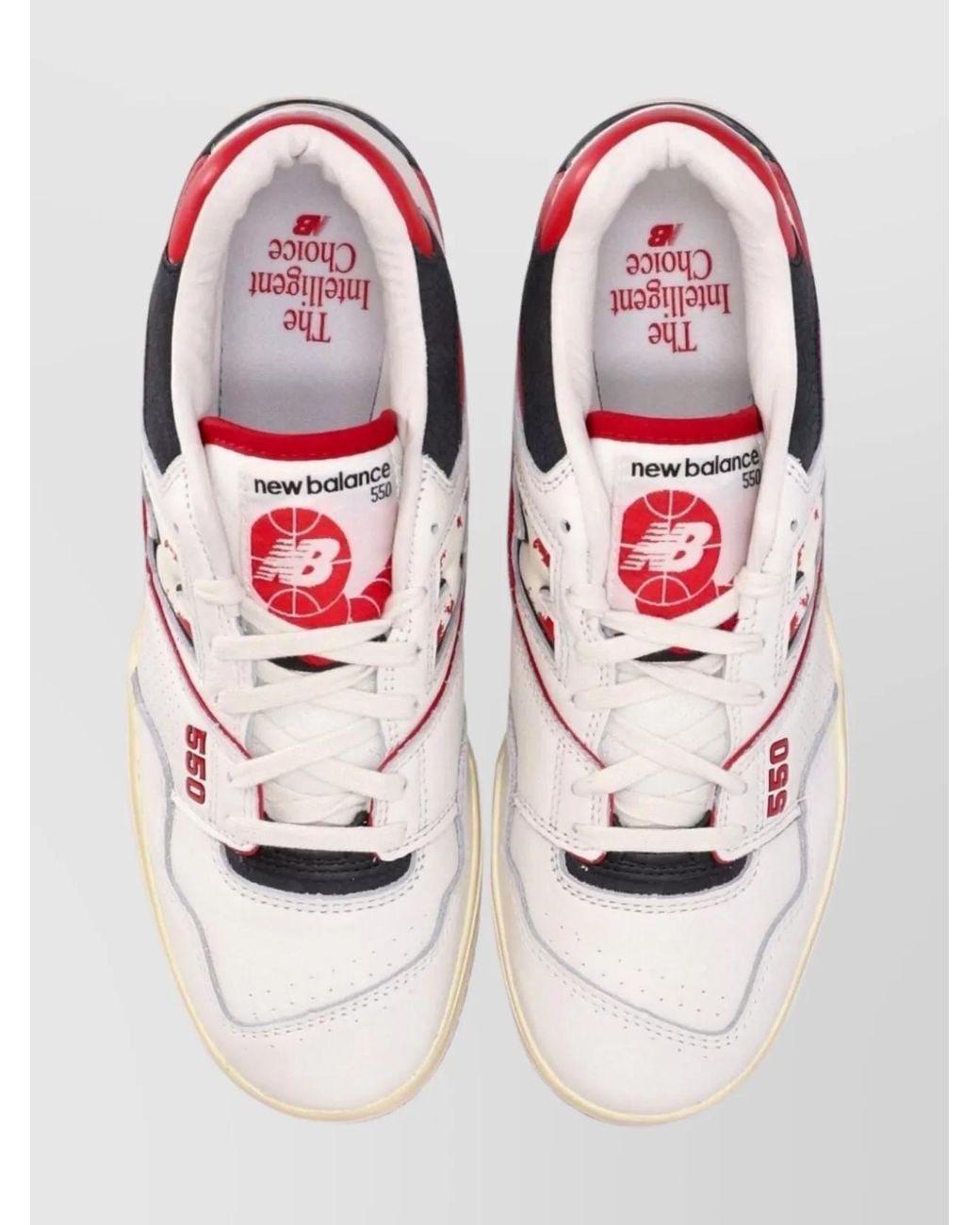 New Balance Pink Leather 550 Sneakers for men