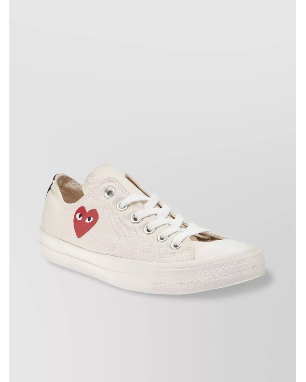 Comme des Garçons Pink Cotton Low-Top Sneakers