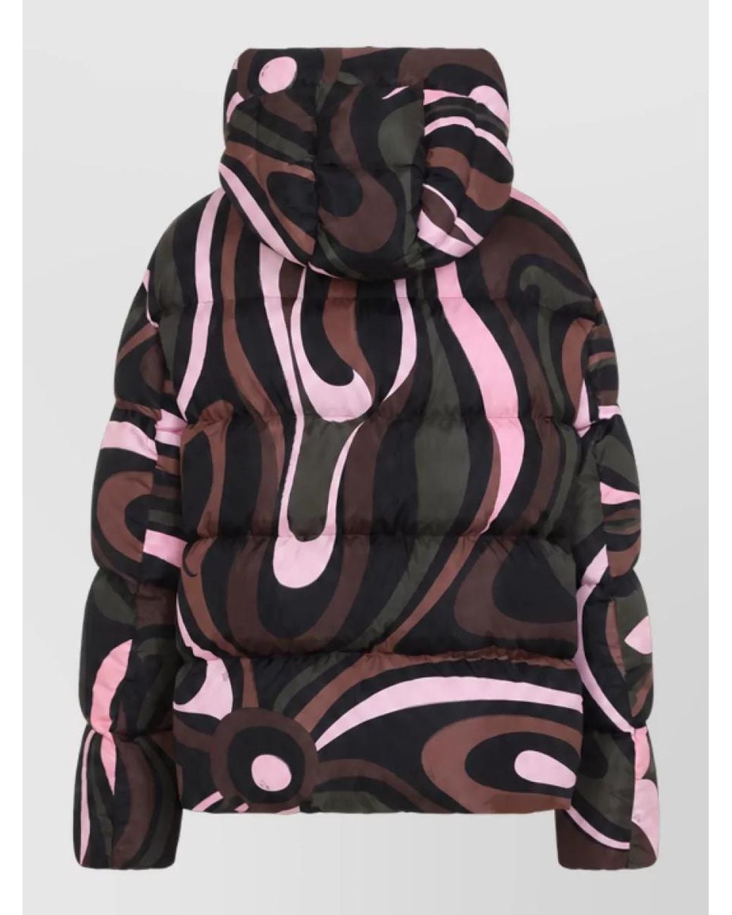Emilio Pucci Multicolor Down Puffer Jacket