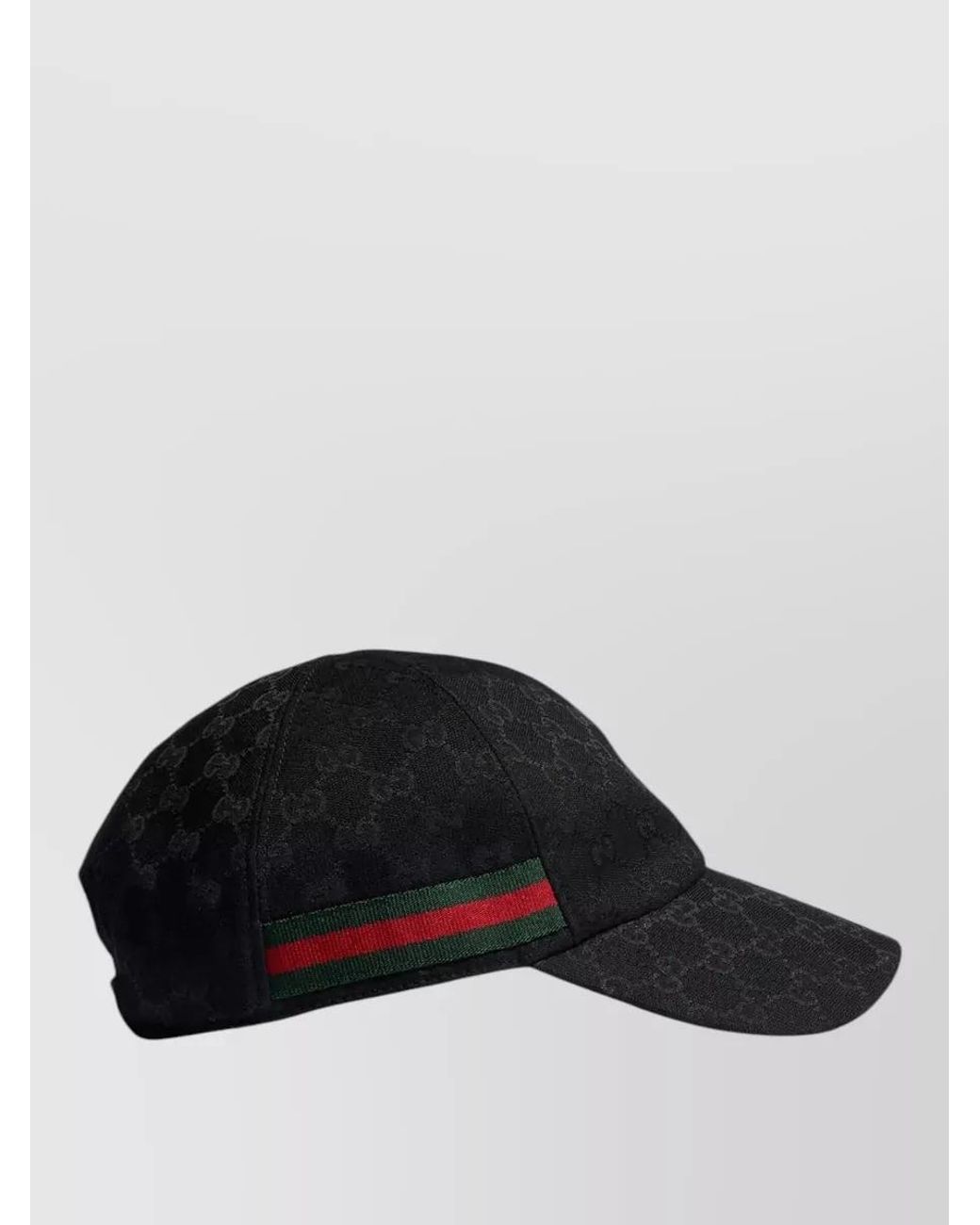 Gucci Black Gg Canvas Baseball Cap for men