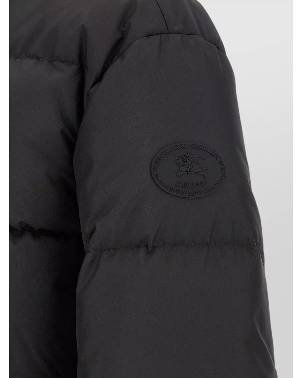 Burberry Black Quilted Down Puffer Jacket for men