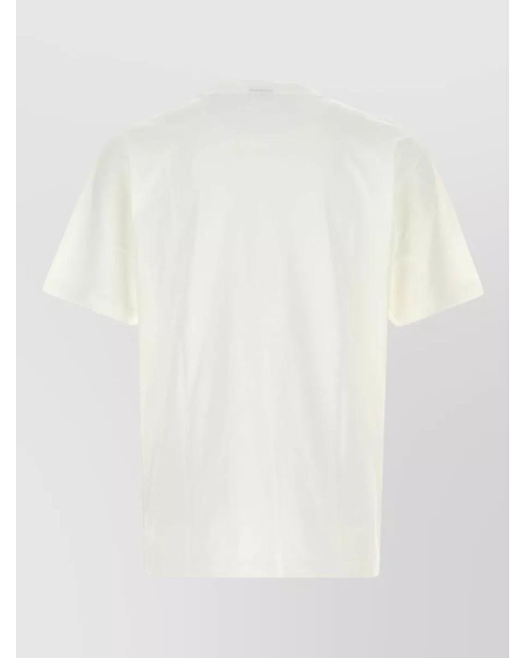 New Balance White Cotton T-Shirt for men