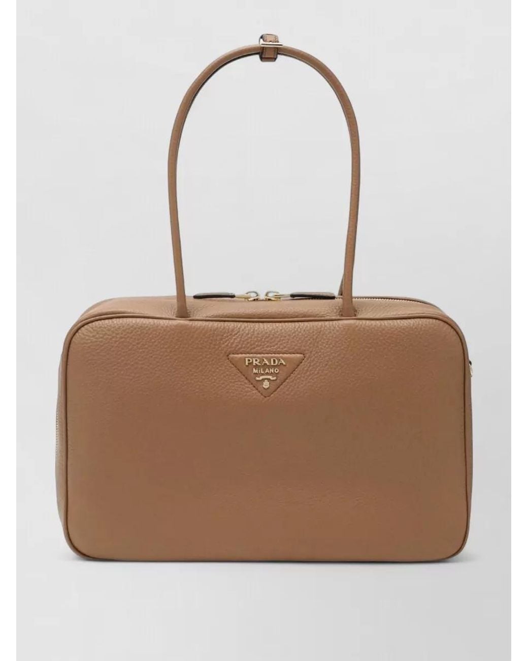 Prada Natural Na Shoulder Bag