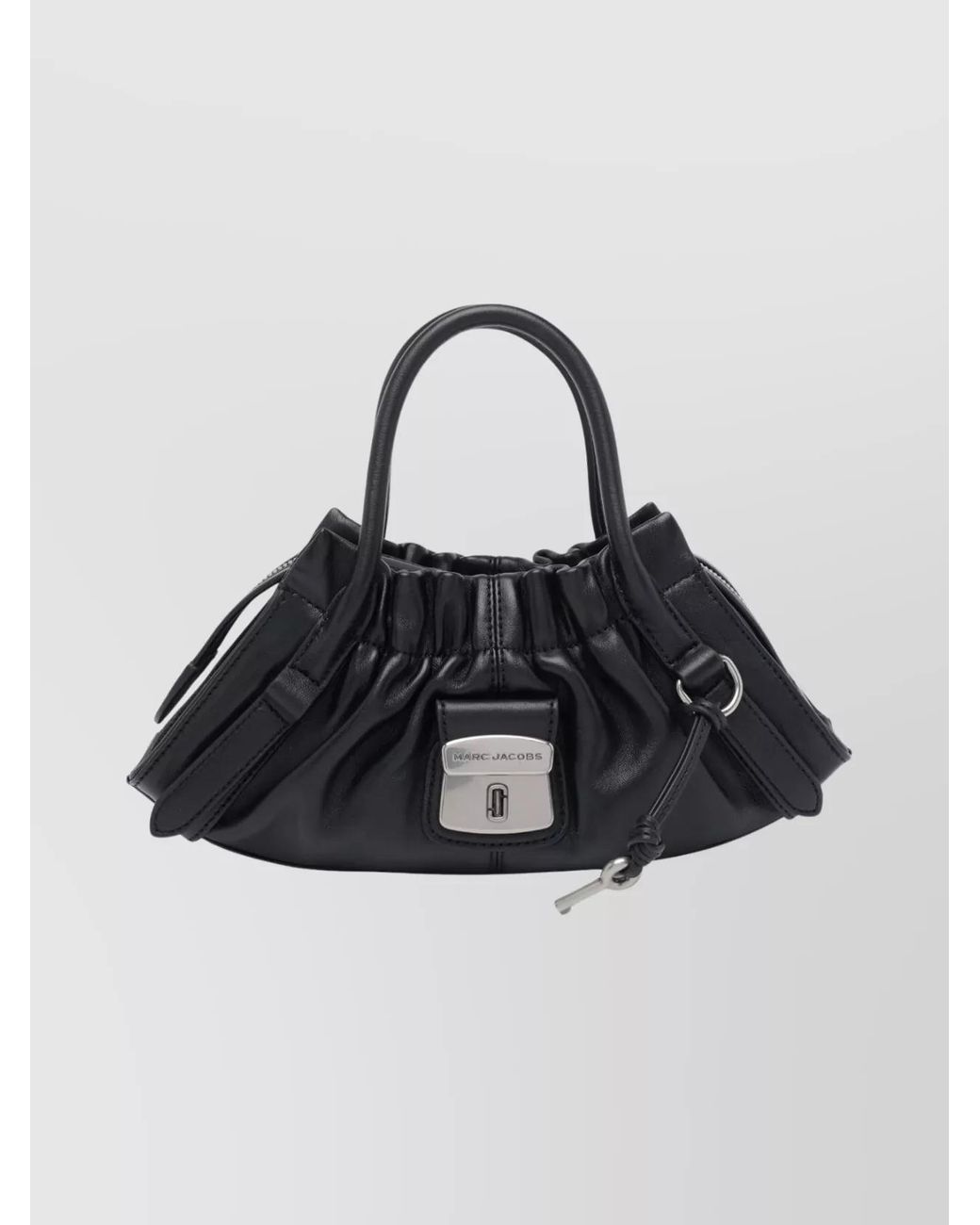 Marc Jacobs Black Small Lamb Leather Shoulder Bag