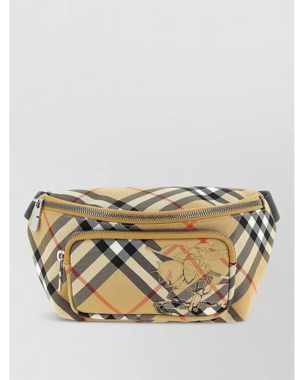 Burberry Metallic Check Crossbody Bag for men