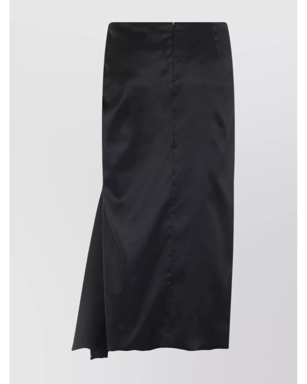 Balenciaga Black Draped Skirt