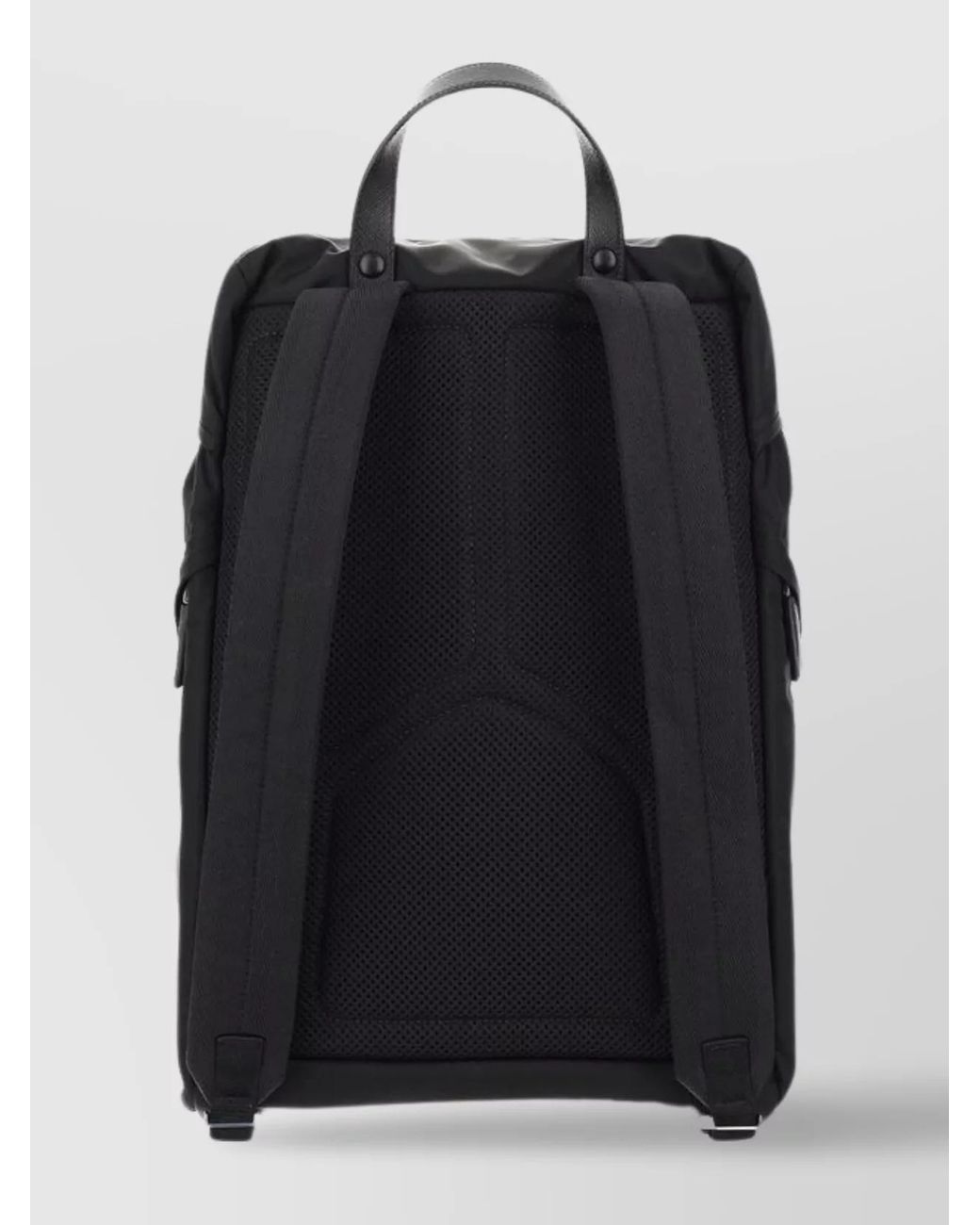 Prada Black Recycled Nylon Backpack for men