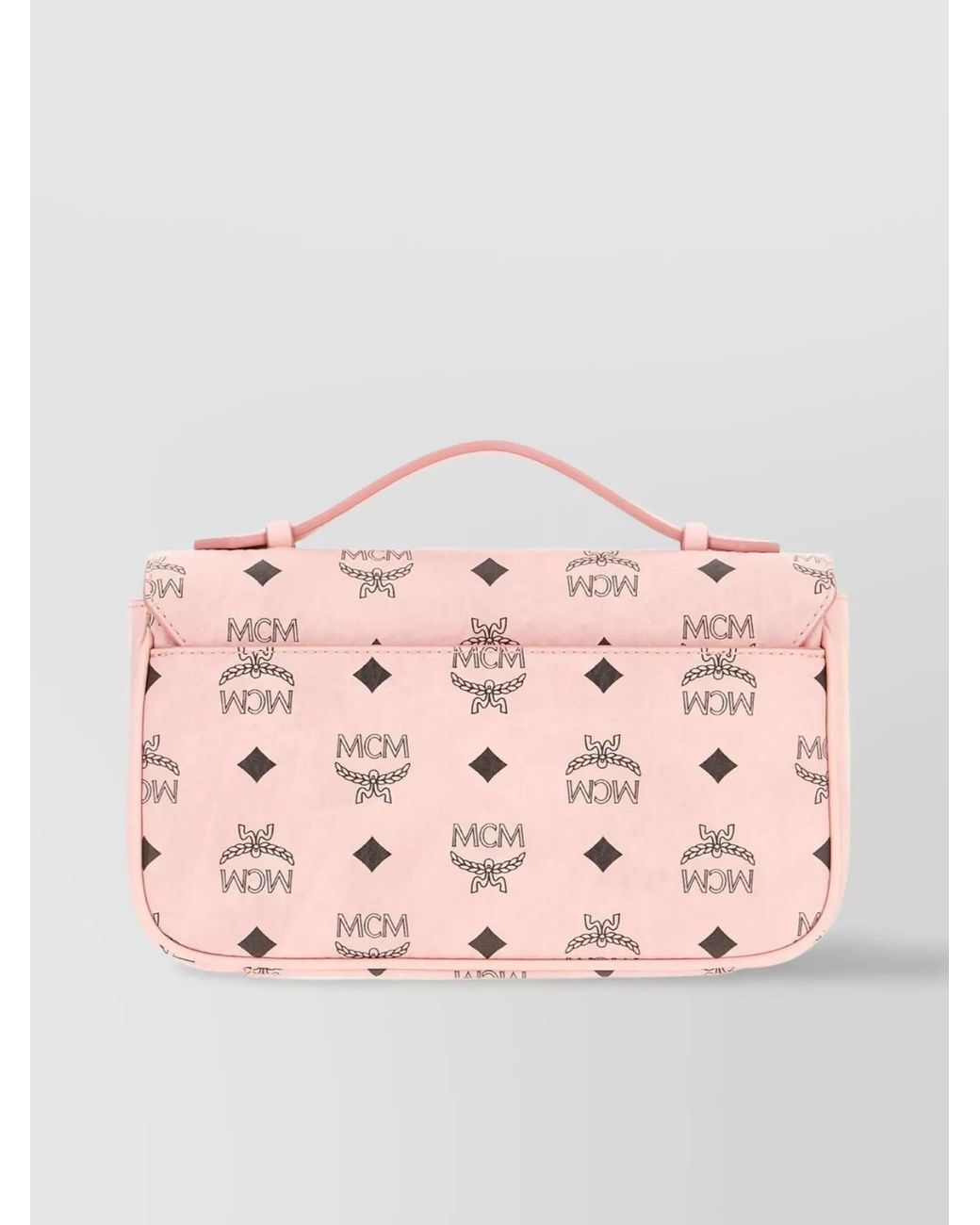 MCM Pink Tracey Medium Leather Cross-Body Bag