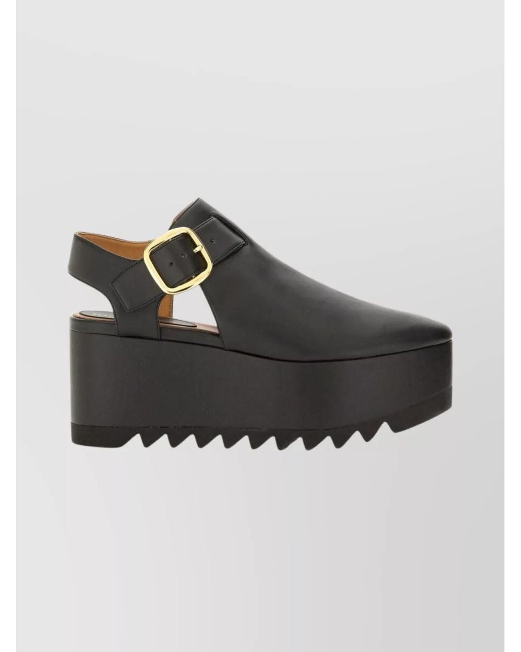 Stella McCartney Black Platform Sandals