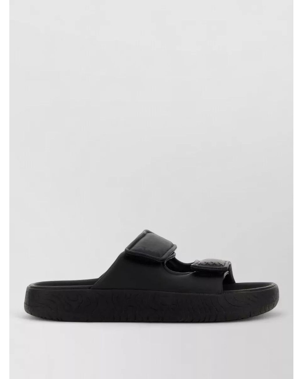Veja Black Leather Slippers
