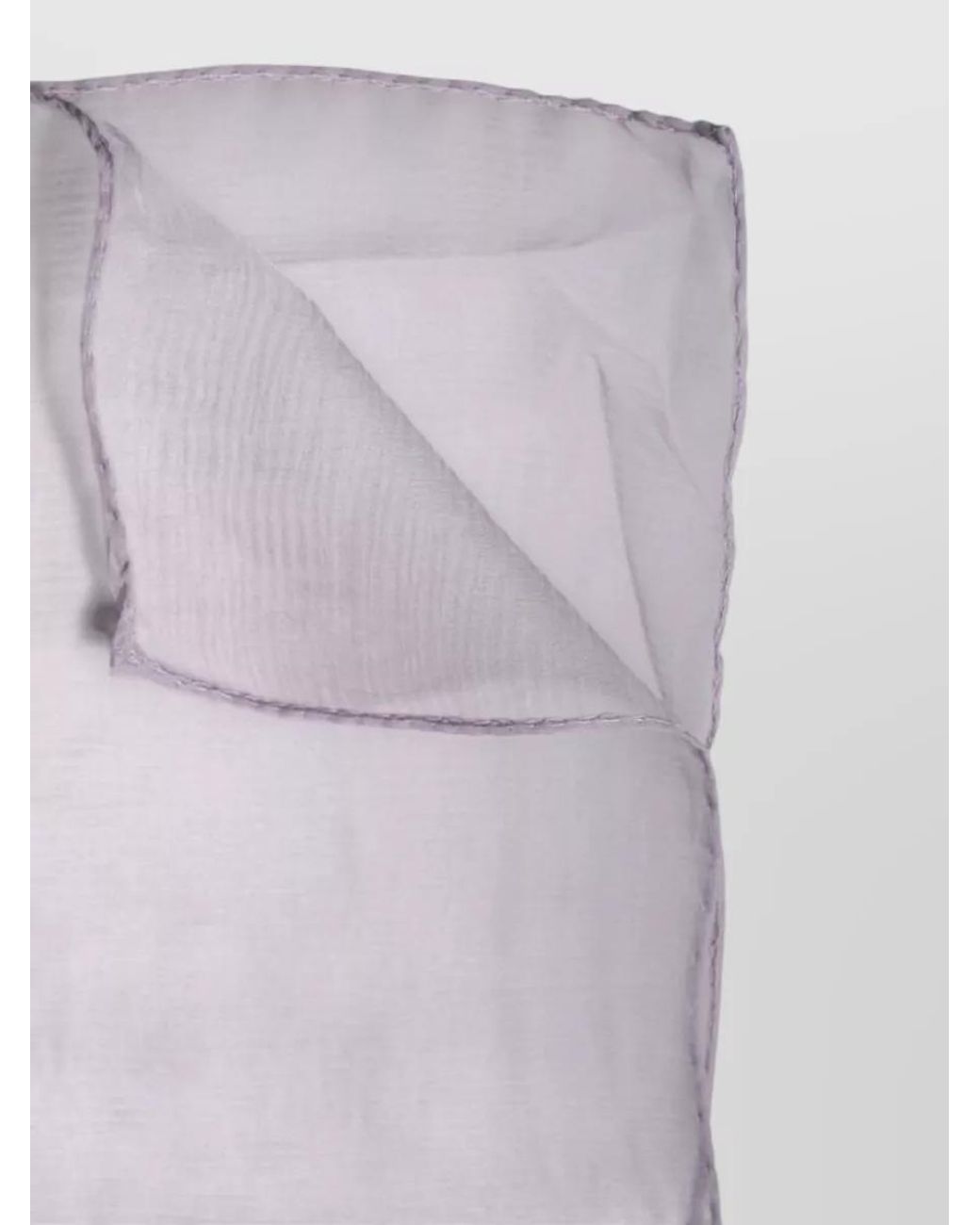 Dolce & Gabbana Purple Silk Rectangle Scarf