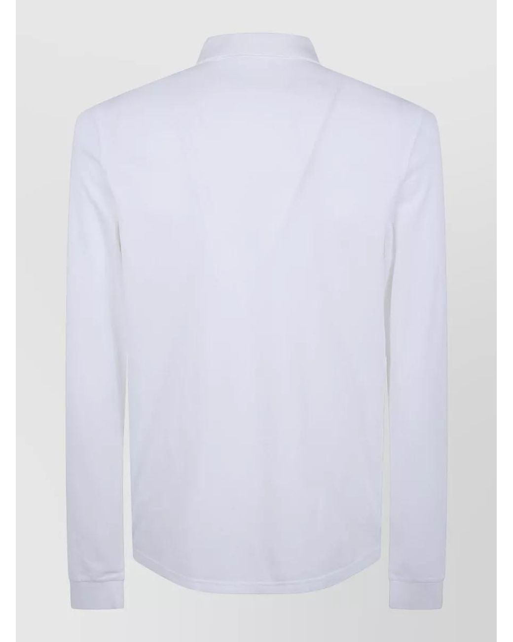 Fred Perry White Long-Sleeve Shirt for men