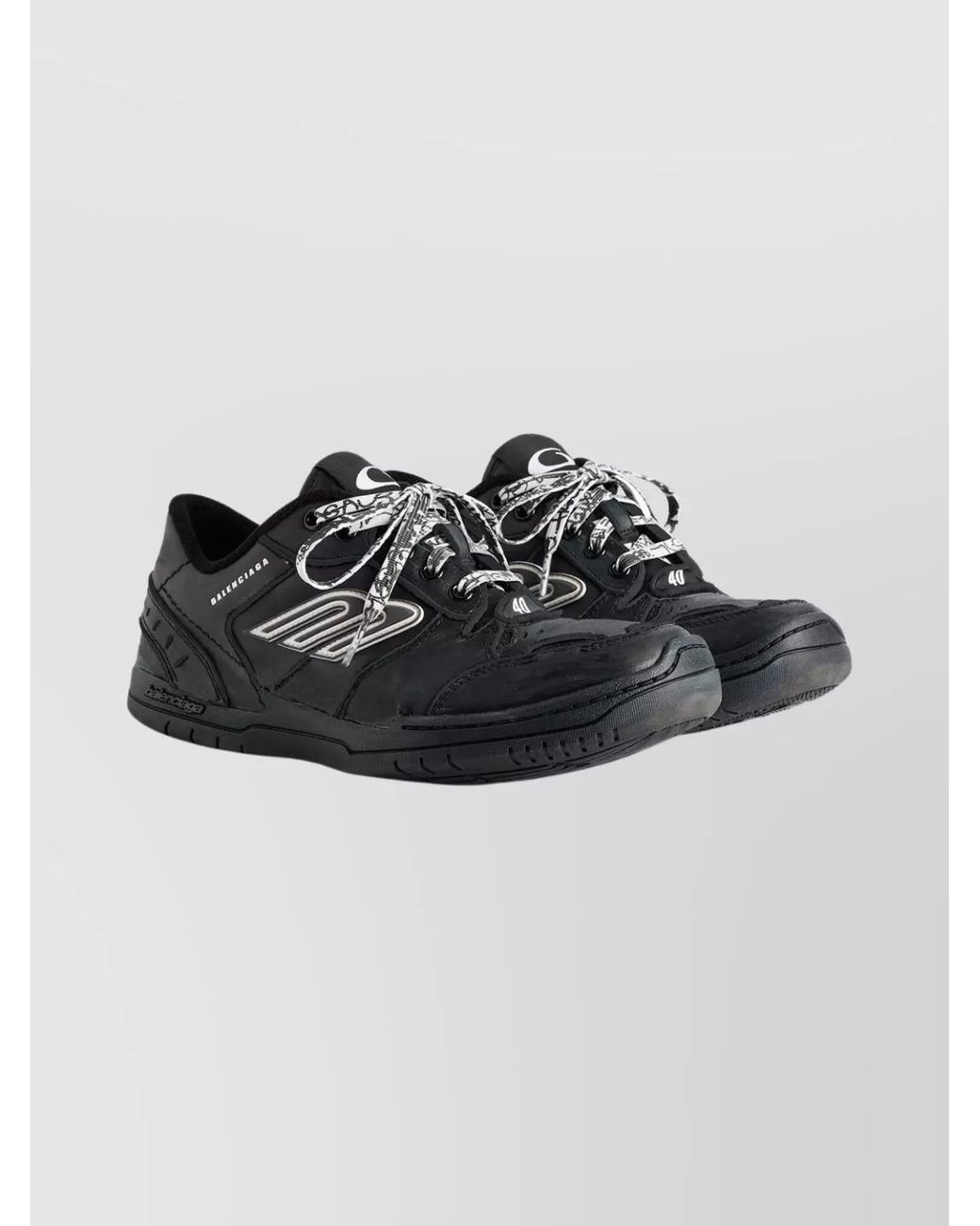 Balenciaga Multicolor Leather Low-Top Sneakers for men