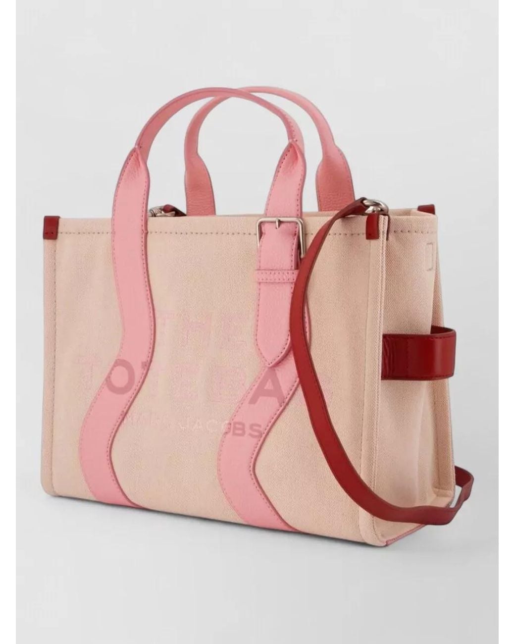 Marc Jacobs Pink The Medium Tote Bag Cotton Tote Bag