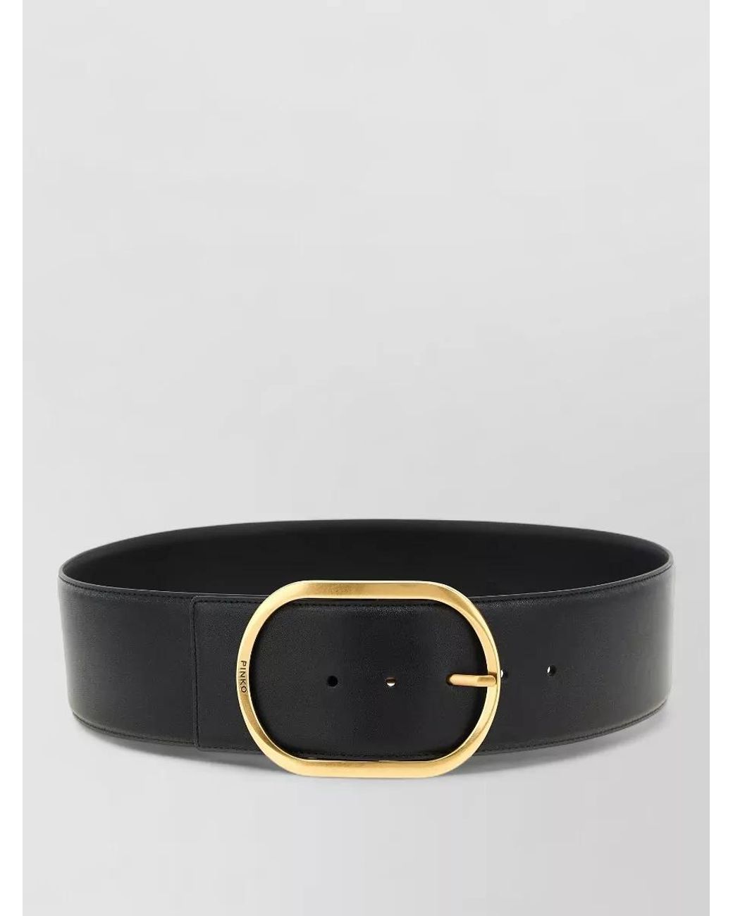 Pinko Black Leather Belt
