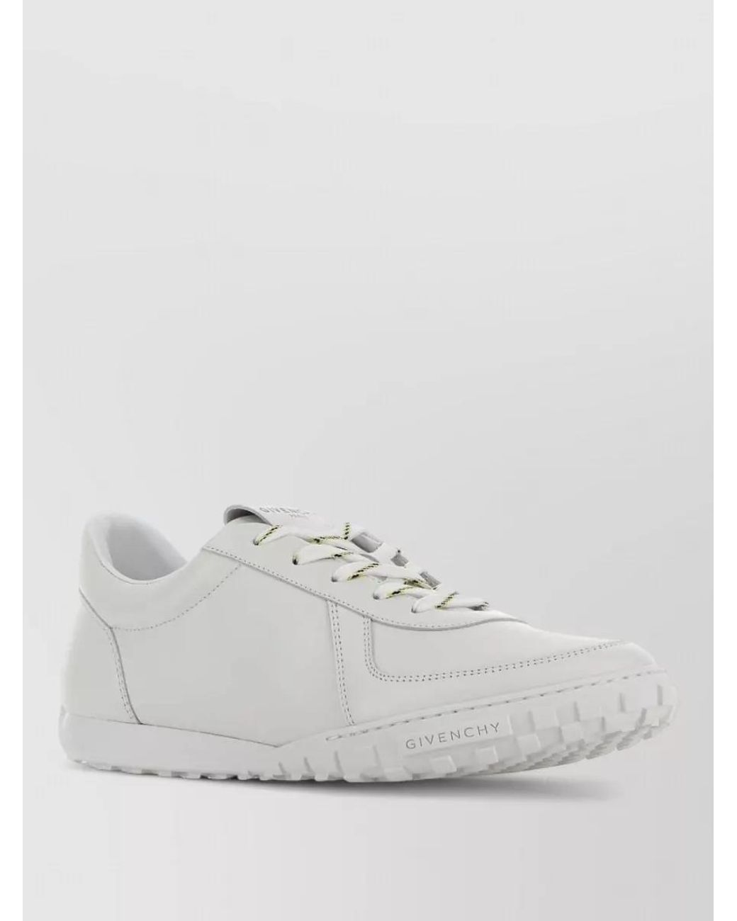 Givenchy White Leather Glide Low-Top Sneakers for men