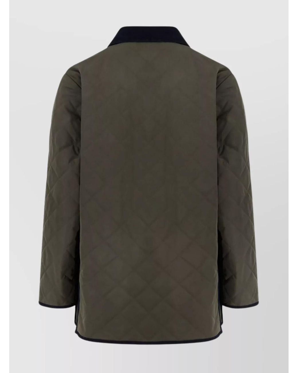 Valentino Black Leather Quilted Shirt Jacket for men