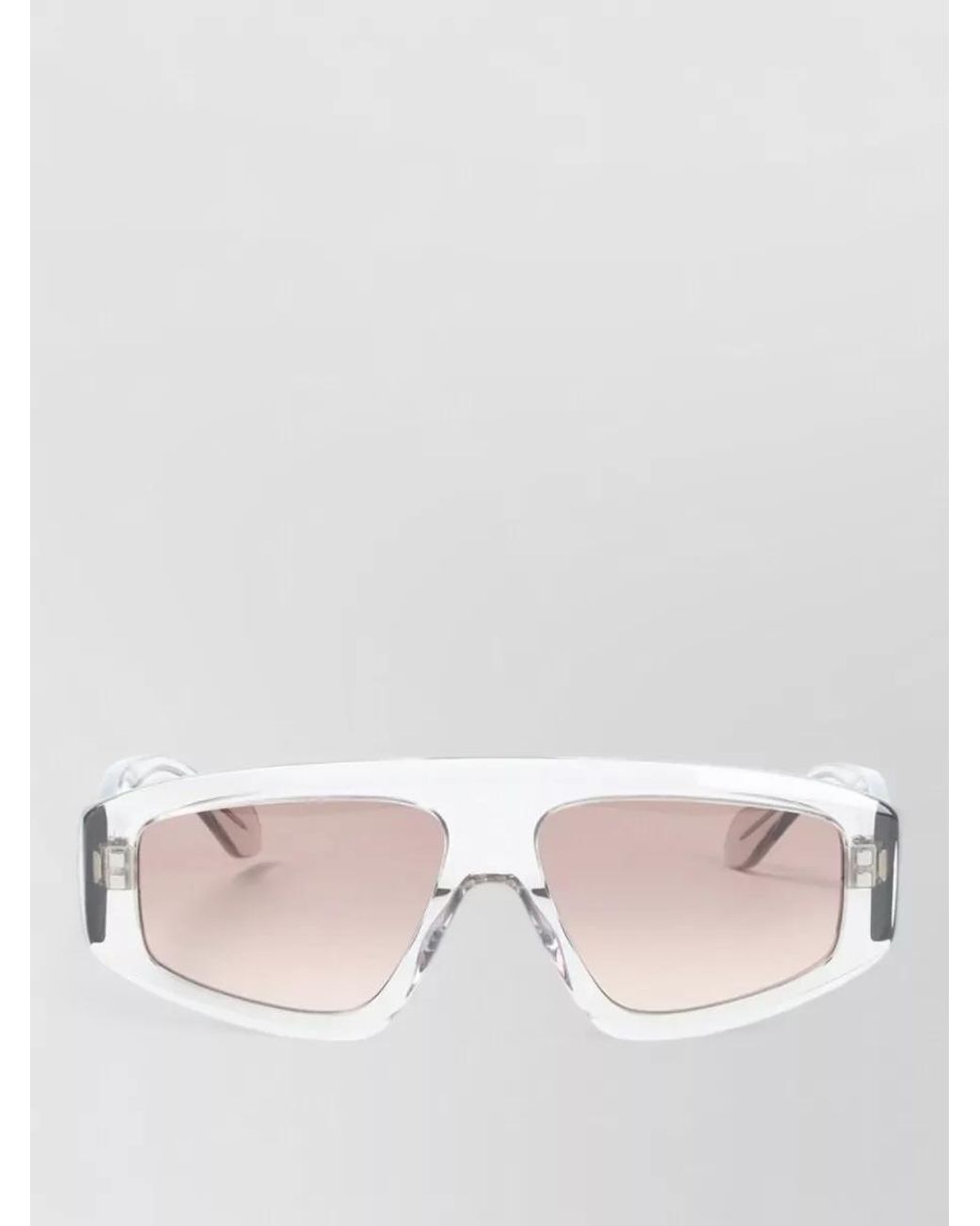 Alaïa Pink Transparent Acetate Sunglasses