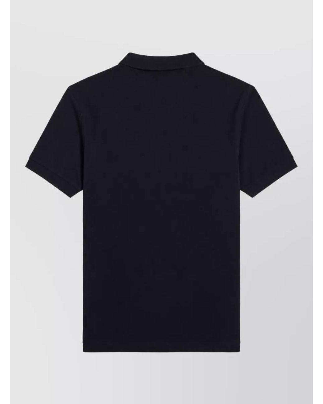 Fred Perry Blue Cotton Logo Polo Shirt for men