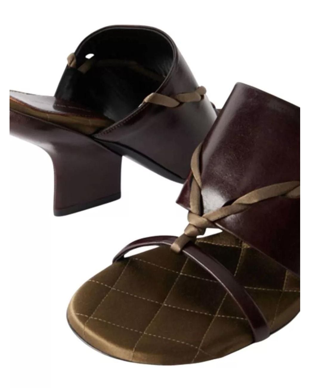 Dries Van Noten Black Leather Slippers