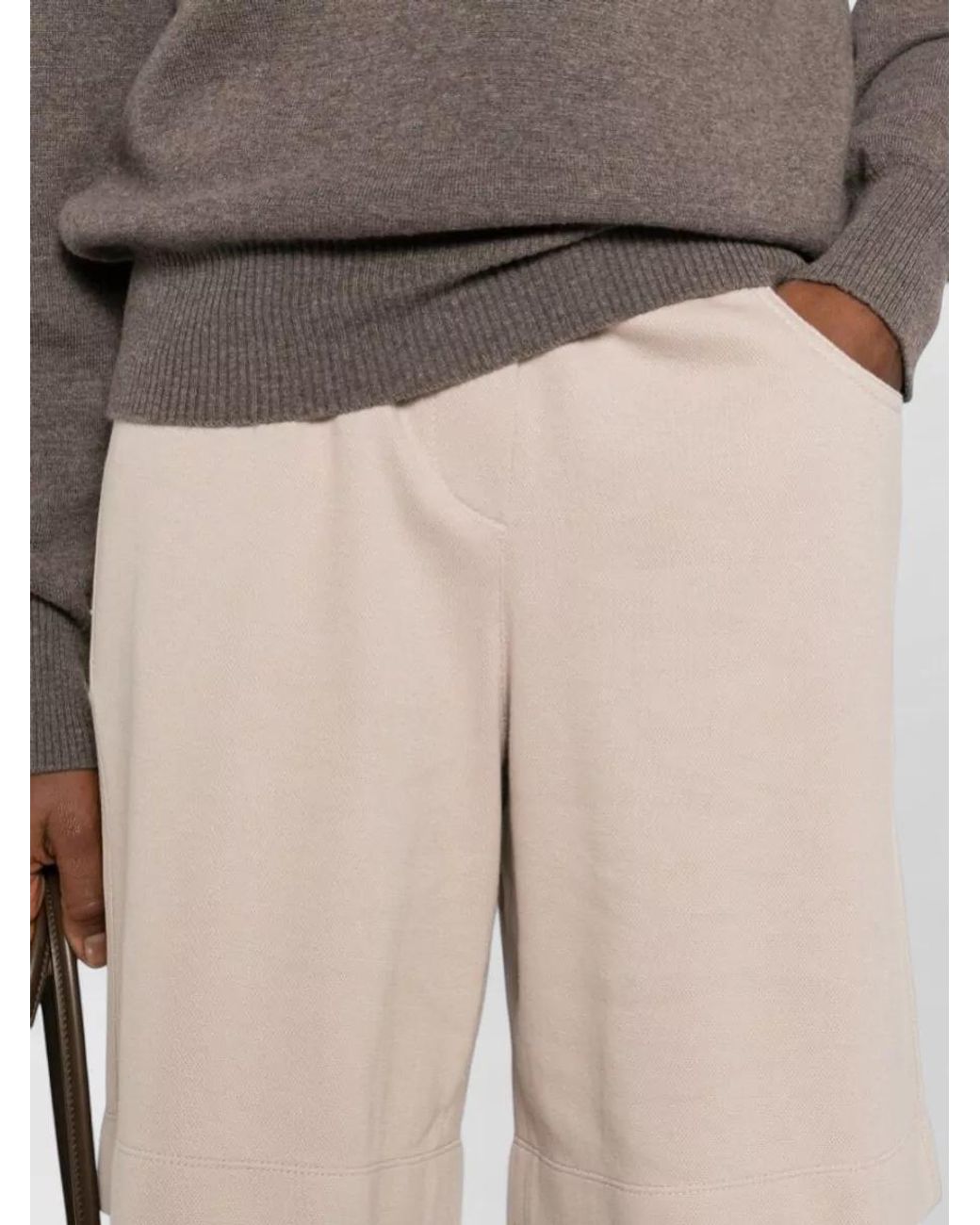 Brunello Cucinelli Pink Cotton Knee-Length Shorts