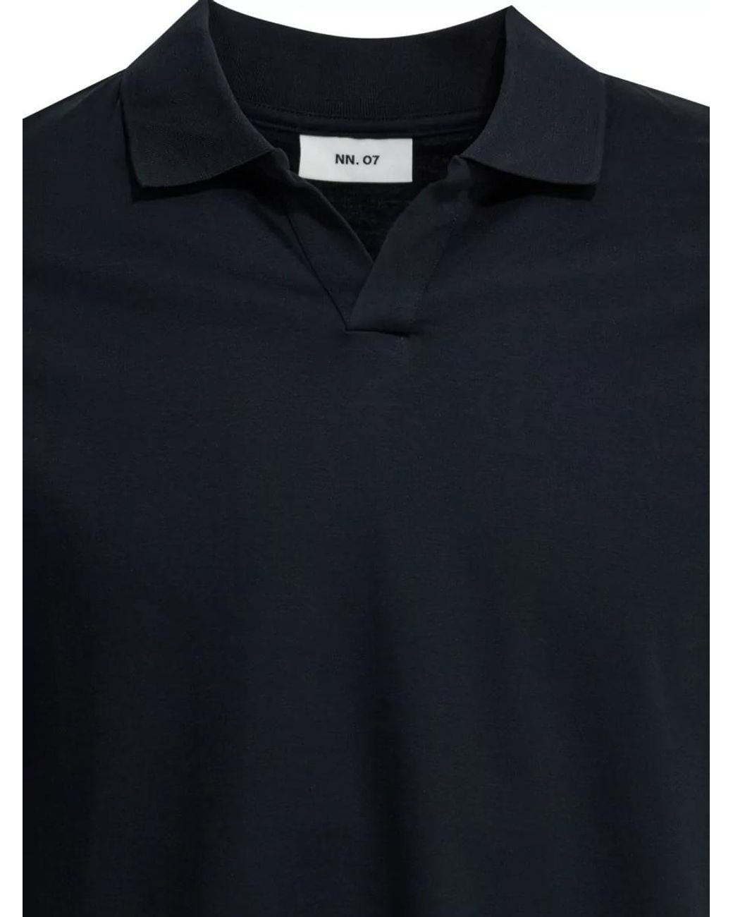 NN07 Blue Organic Cotton Polo Shirt for men