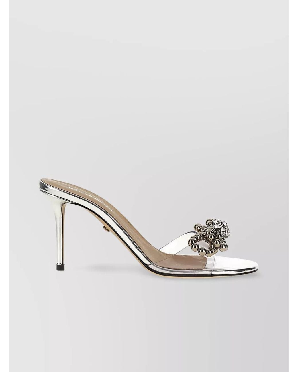 Mach & Mach Multicolor Pvc Stud Bow Sandals