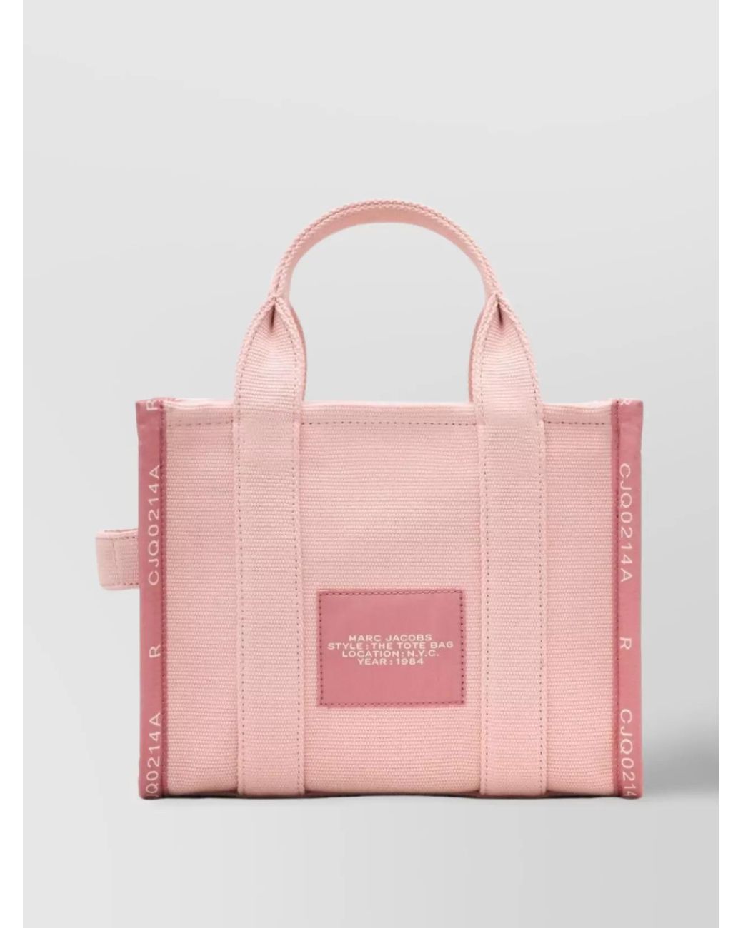 Marc Jacobs Pink The Tote Bag Small Jacquard Tote Bag